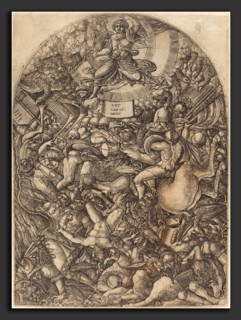 Jean Duvet (French, 1485 - c. 1570), The Angel in the Sun Calling the Birds of Prey, 1546-1556,