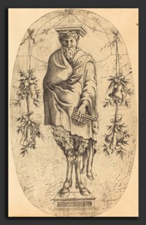 Jean Mignon (French, active 1543 - active c. 1545), Pan, etching