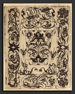 Master T.F. (French, active probably 16th century), Ornament, engraving