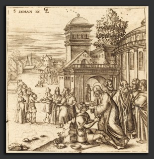 Léonard Gaultier (French, 1561 - 1641), A Man Born Blind Receives Sight, probably c. 1576-1580,
