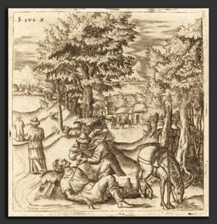 Léonard Gaultier (French, 1561 - 1641), The Good Samaritan, probably c. 1576-1580, engraving