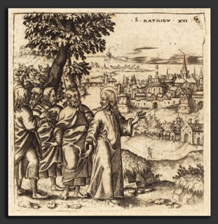 Léonard Gaultier (French, 1561 - 1641), Christ Admonishes His Disciples, probably c. 1576-1580,
