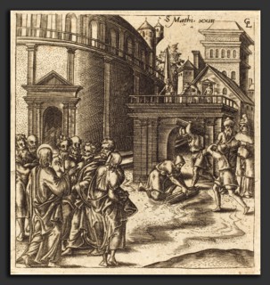 Léonard Gaultier (French, 1561 - 1641), Christ Denounces the Scribes and Pharisees, probably c.