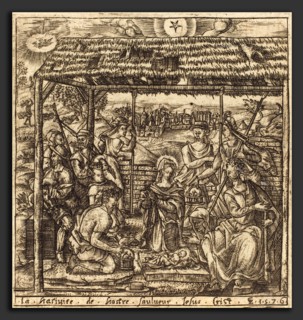 Léonard Gaultier (French, 1561 - 1641), The Adoration of the Shepherds, probably c. 1576-1580,