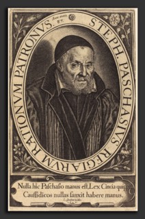 Léonard Gaultier (French, 1561 - 1641), Stephanus Paschinus, 1617, engraving
