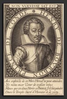 Léonard Gaultier (French, 1561 - 1641), Henry de Bourbon, Prince de Conde, 1613, engraving