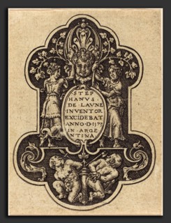 Etienne Delaune (French, 1518-1519 - 1583), Title Page, engraving