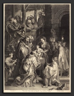 Nicolaes Lauwers, after Sir Peter Paul Rubens (Flemish, 1600 - 1652), The Adoration of the Magi