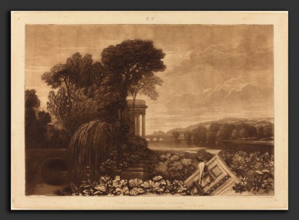 Joseph Mallord William Turner and William Say (British, 1768 - 1834), Isis, published 1819, etching