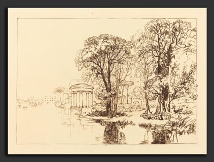 Joseph Mallord William Turner (British, 1775 - 1851), Isleworth, published 1819, etching