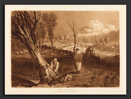 Joseph Mallord William Turner and J.C. Easling (British, active 1812-1833), Hedging and Ditching,