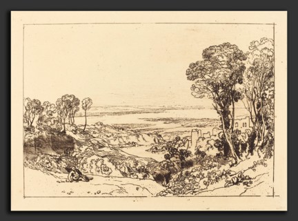 Joseph Mallord William Turner (British, 1775 - 1851), Junction of Severn and Wye, published 1811,