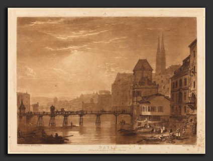 Joseph Mallord William Turner and Charles Turner (British, 1773 - 1857), Basle, published 1807,