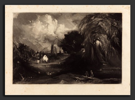 David Lucas after John Constable (British, 1802 - 1881), Stoke-by-Neyland, in or after 1829,