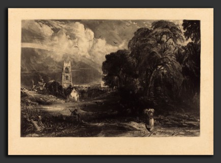 David Lucas after John Constable (British, 1802 - 1881), Stoke-by-Neyland, in or after 1829,