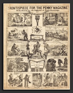 British 19th Century, Frontispiece for the Penny Magazine of the Society for the Diffusion of