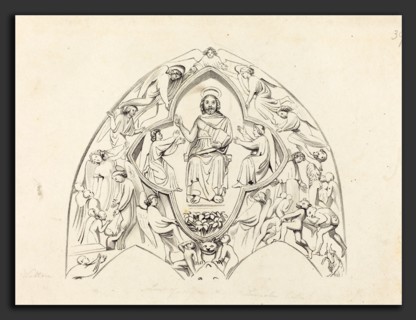 W. Walton after John Flaxman (British (?), active 19th century), Last Judgment, Lincoln Cathedral,