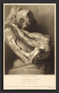William Bond after William Hilton I after Thomas Banks (British, active c. 1799-1833), A Falling