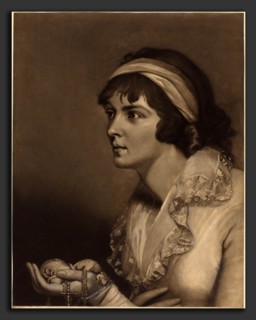 John Raphael Smith (British, 1752 - 1812), Amanthis, 1797, mezzotint touched with black ink and