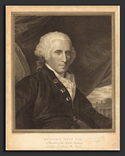 Thomas Holloway (British, 1748 - 1827), Benjamin West, etching and engraving