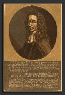 John Baptist Jackson after Justus van Verus (English, 1701 - c. 1780), Algernon Sidney, chiaroscuro