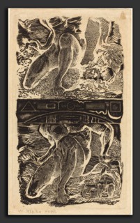 William Blake (British, 1757 - 1827), Unknown subject (Let Him look up into the Heaven and laugh in