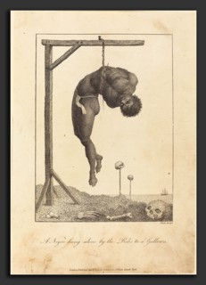 William Blake after John Gabriel Stedman (British, 1757 - 1827), A Negro hung alive by the Ribs to
