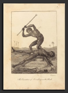 William Blake after John Gabriel Stedman (British, 1757 - 1827), The Execution of Breaking on the