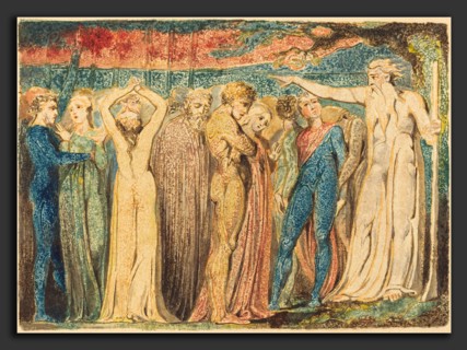 William Blake (British, 1757 - 1827), Joseph of Arimathea Preaching to the Britons, c. 1794-1796,