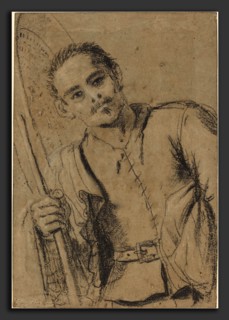 Giovanni Francesco Barbieri, called Guercino (Italian, 1591 - 1666), A Grain Merchant, c. 1620,