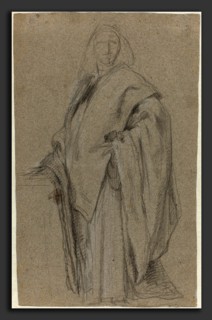 Alessandro Longhi or Pietro Longhi (Italian, 1733 - 1813), Portrait of a Procurator, black chalk