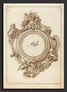 Giovanni Bettati (Italian, 1700 - 1777), A Rococo Clock with Sirens, Putti, Masks, and a Bird of