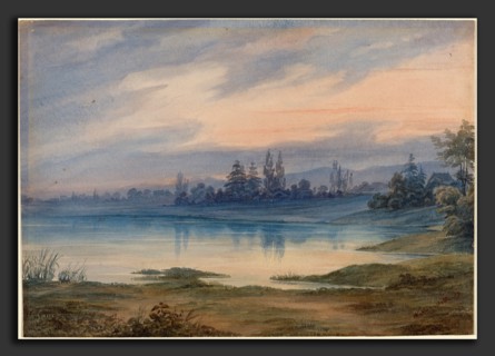 W. van Detta, Landscape near Strasbourg Looking toward St. Gall, Dutch, active 1870s, 1879,