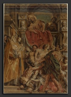 Jacob Jordaens (Flemish, 1593 - 1678), Saint Martin of Tours Healing the Servant of Tetrodius, c.