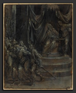 Dirck Barendsz (Dutch, 1534 - 1592), Pilate Washing His Hands as Christ Is Led Away, probably