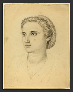Peter Rittig (German, 1798 - 1819), Teresa Scala, Calabrese, 1819, graphite on wove paper