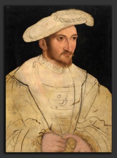 Peter Gertner (German, active 1530-1540), Pfalzgraf Friedrich III, 1539, pen and brown ink over