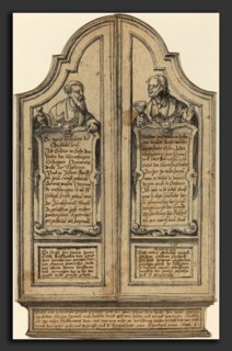 Hermann tom Ring (German, 1521 - 1597), Altar of the Christian Faith, 1561, pen and black ink with