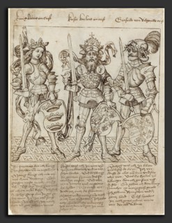 Primary Master of the Strassburg Chronicle (German, active 1480s and 1490s), King Arthur,