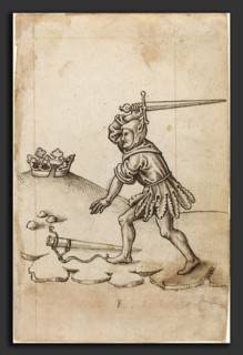 French early 16th century, "Do Not Break the Crown", c. 1512-1515, pen and black ink on laid paper