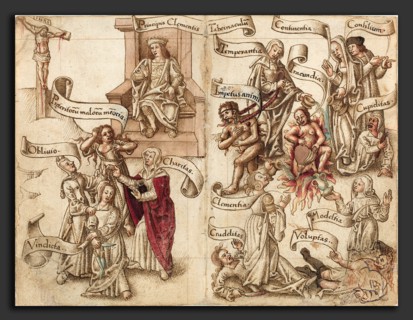 French early 16th century, "Obliterate the Trace of the Pot in the Ashes", c. 1512-1515, pen and