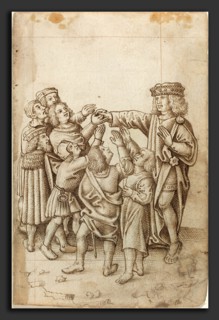 French early 16th century, "Do Not Give Your Right Hand to All and Sundry", c. 1512-1515, pen and