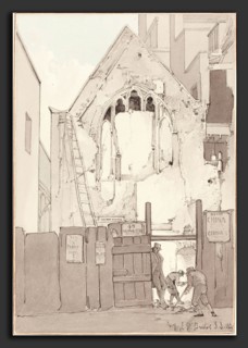 James Johnson (British, 1803 - 1834), High Street, Bristol, 1821, watercolor and graphite on wove