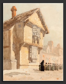 David Cox (British, 1783 - 1859), The School Walk, watercolor over graphite on wove paper