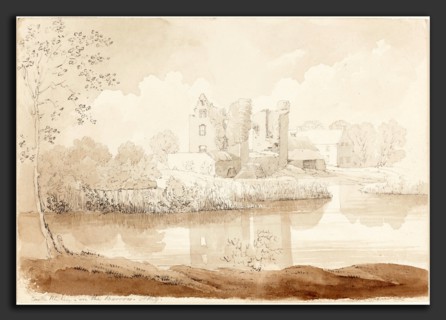 Attributed to James Bulwer (British, 1794 - 1879), Castle Rheban on the River Barrow, Athy,