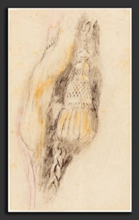 Sir David Wilkie (Scottish, 1785 - 1841), A Tassel, black, red, and yellow chalks heightened with