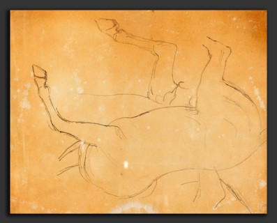 William Etty (British, 1787 - 1849), Study of a Horse, after 1807, graphite on wove paper