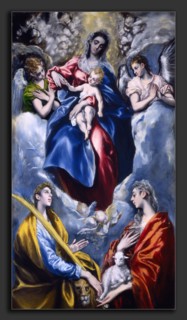 El Greco (Domenikos Theotokopoulos) (Greek, 1541 - 1614), Madonna and Child with Saint Martina and