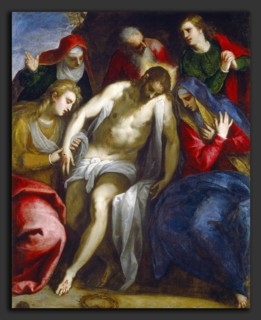 Jacopo Palma il Giovane, Lamentation, Italian, 1544 or 1548 - 1628, c. 1620, oil on canvas
