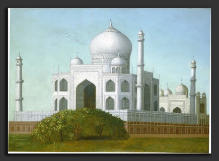 Erastus Salisbury Field, The Taj Mahal, American, 1805 - 1900, c. 1860-1880, oil on canvas